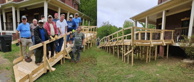 Wheelchair and Ramp
